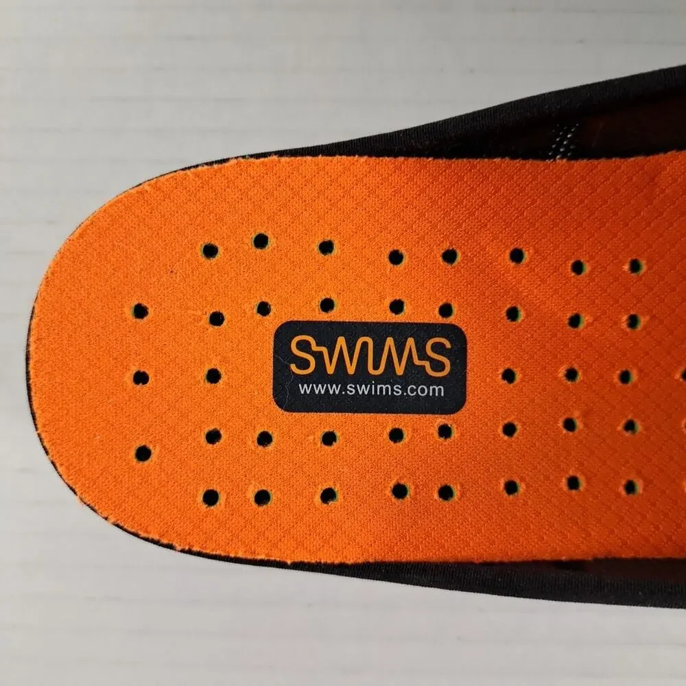 SWIMS Slide Loafers Mens 5 Black Mesh Upper Slip On Water Shoes Pool Beach